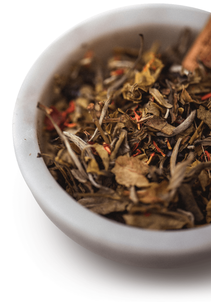 organic tea bags organic loose tea in bowl