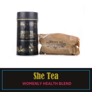 She Tea Loose Herbal Tea for Women with Charity Tea Signature tin