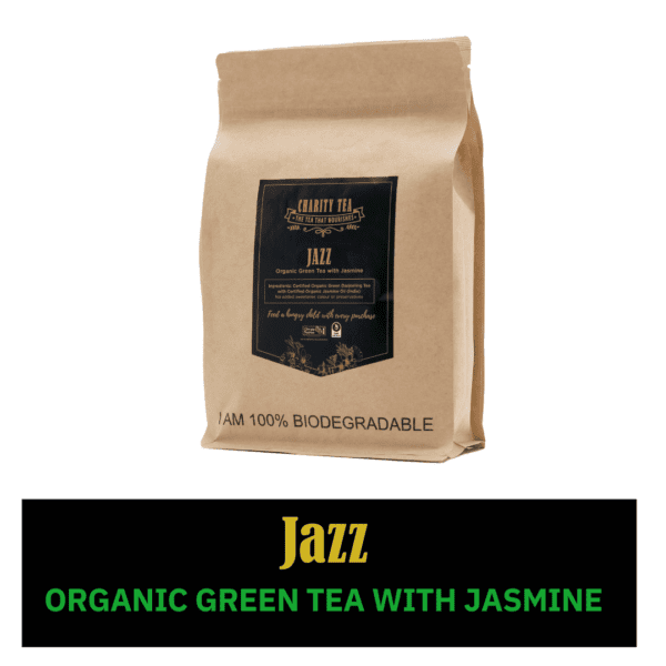 Jazz loose leaf Organic Green Tea with Jasmine